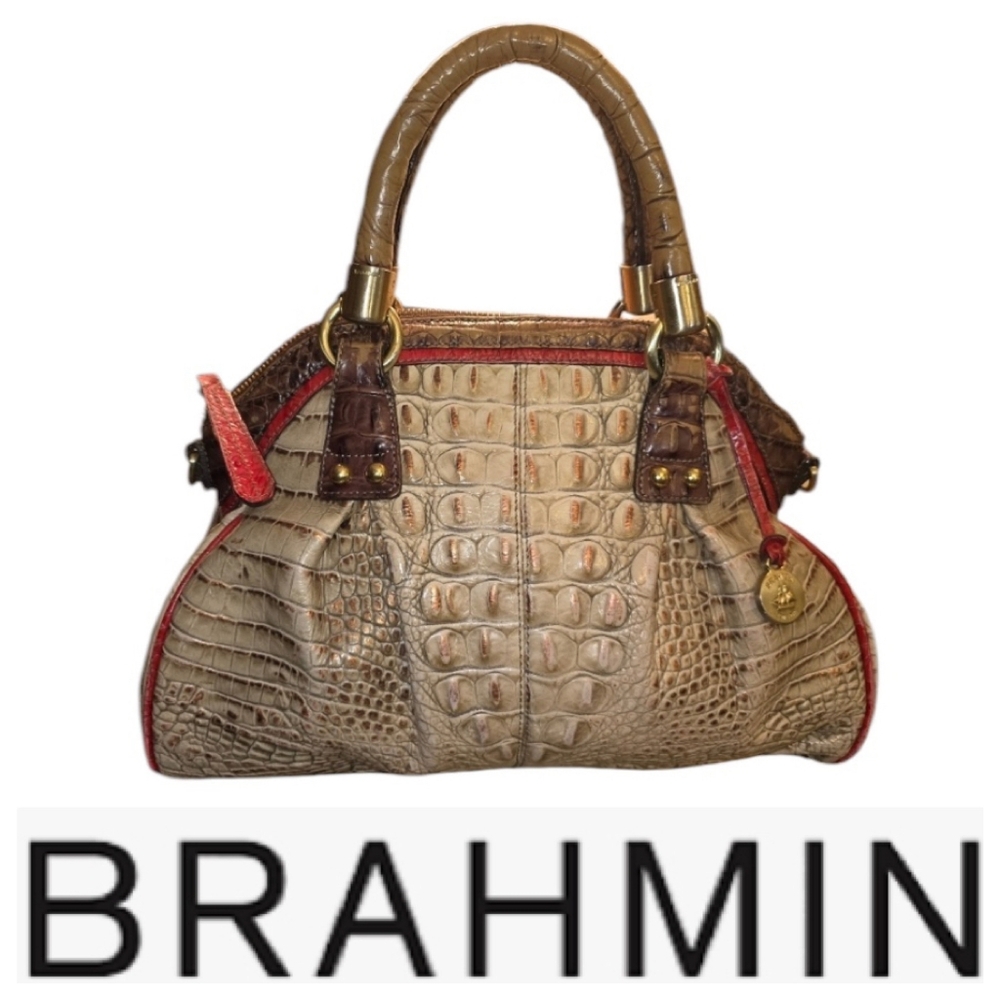 Beautiful Brahman Snakeskin Handbag